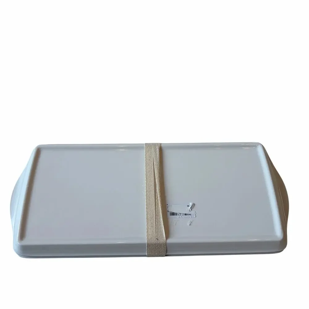 2pc Black & White Checkered Melamine Serving Trays 15x6.5 Mackenzie Style New